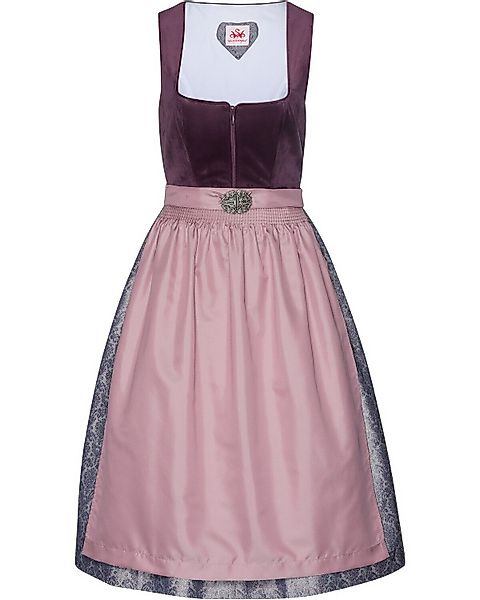 Spieth & Wensky Dirndl Samt Midi-Dirndl günstig online kaufen