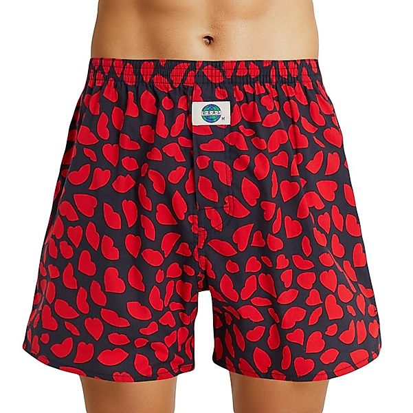D.E.A.L International Boxershorts mit Herzen & Kussmünder Motiv günstig online kaufen