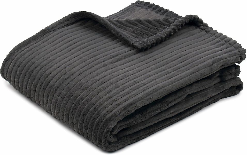 Gözze Wohndecke "Feincord Kuscheldecke" flauschig weich und wohlig warm günstig online kaufen