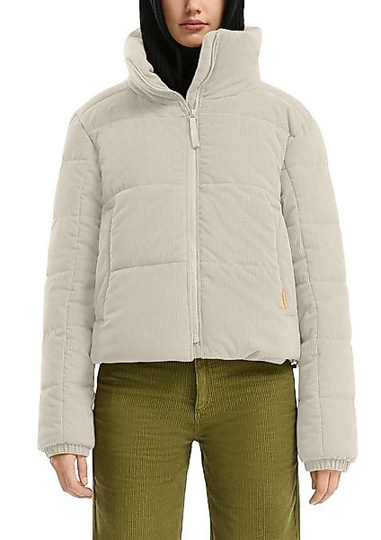 QS Steppjacke kurz, aus Cord und mit Stehkragen günstig online kaufen