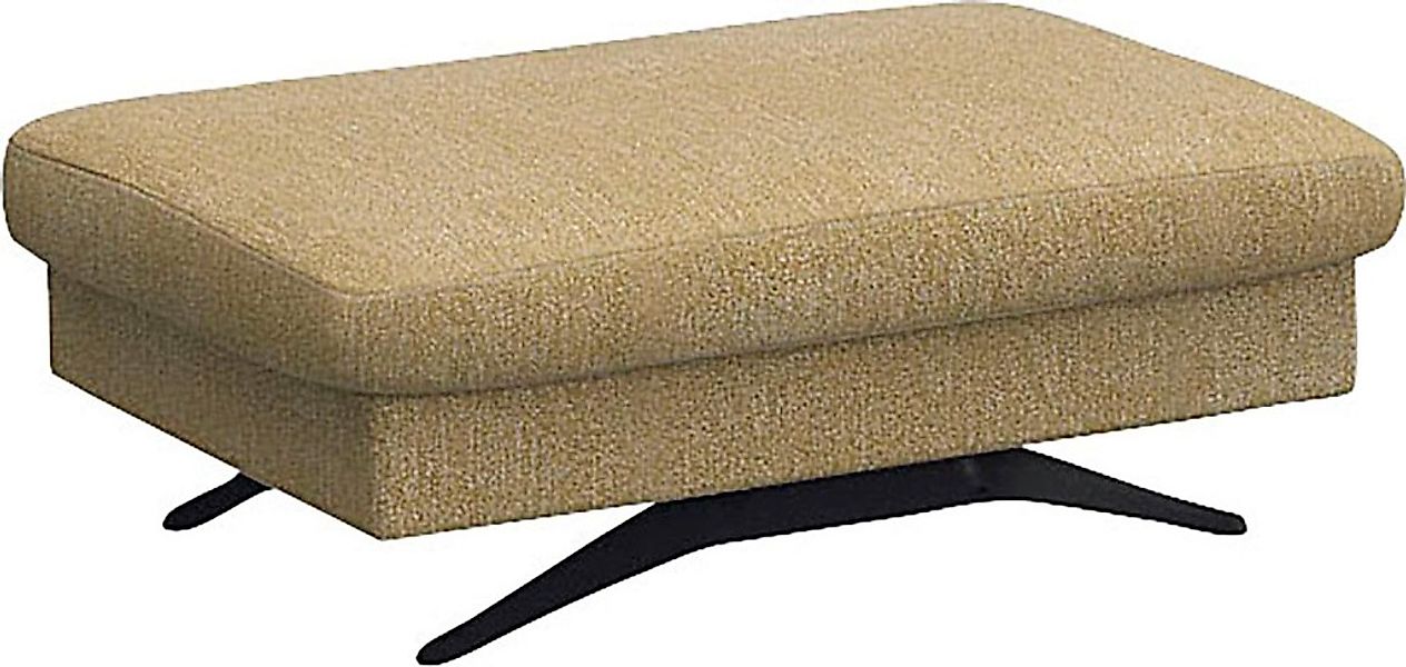 FLEXLUX Pouf "Glow Sitzhocker, Polsterhocker" Hocker mit Stauraum, Fuß schw günstig online kaufen