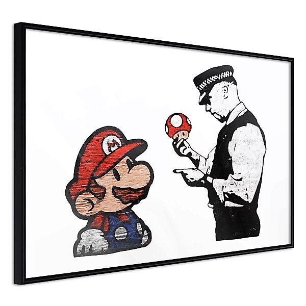 Poster - Banksy: Mario And Copper günstig online kaufen