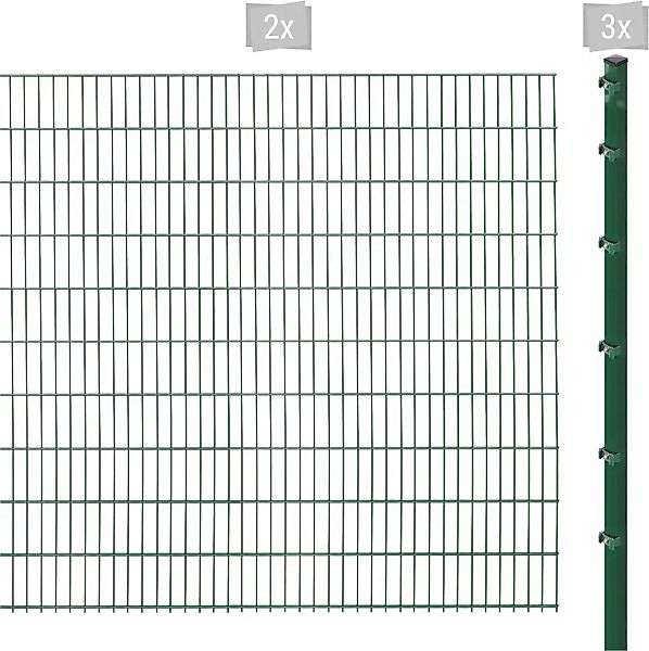 Arvotec Doppelstabmattenzaun "ESSENTIAL 203 zum Einbetonieren", Zaunhöhe 20 günstig online kaufen