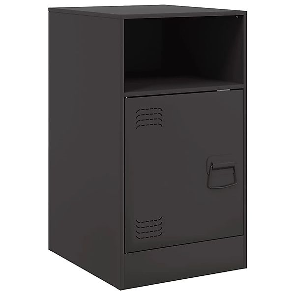 vidaXL Nachttisch Nachttisch Schwarz 34,5x39x62 cm günstig online kaufen