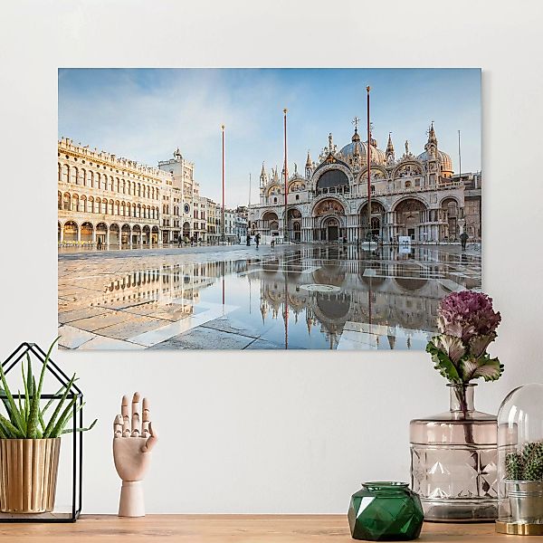 Leinwandbild Markusplatz in Venedig günstig online kaufen