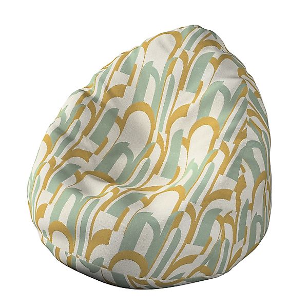 Bezug für Sitzsack, mintgrün-gelb, Bezug für Sitzsack Ø80 x 115 cm, Cosy Ho günstig online kaufen