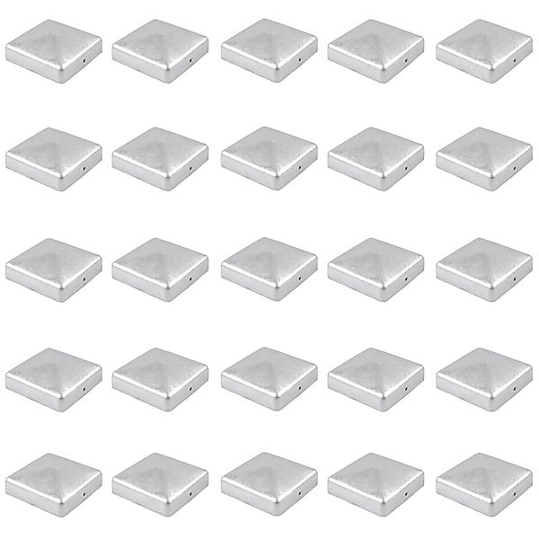 Holmwerk 25x Pfostenkappe Verzinkt 71mm Pyramide Abdeckkappe Für Pfosten 7x günstig online kaufen