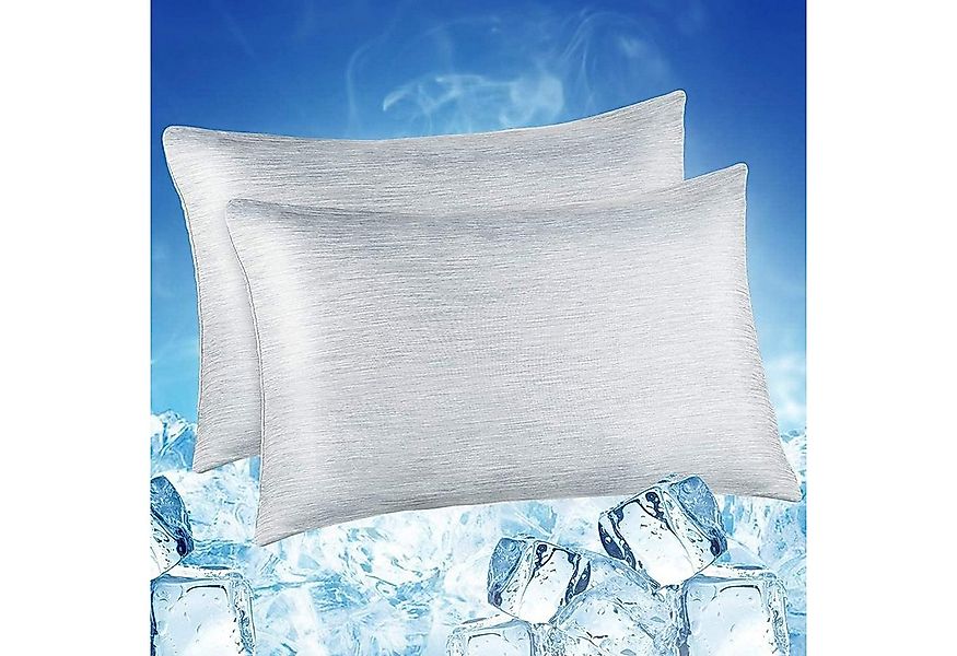 Elegear Kissenbezug 2 Stück kühlender Kopfkissenbezug für Sommer 100% Baumw günstig online kaufen