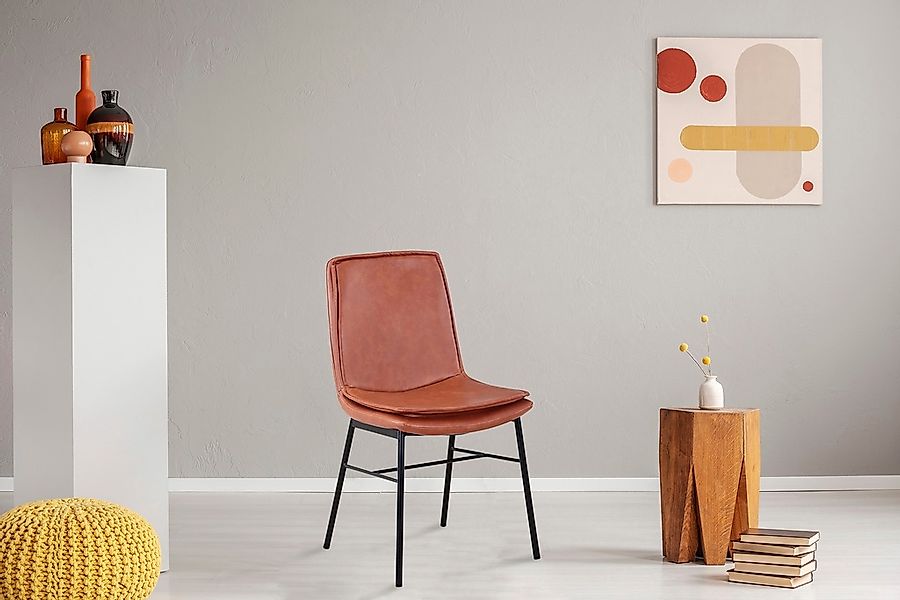 Kayoom Polstergarnitur "Stuhl Brady 125 2er-Set und Eisenfuß" Set, 2 Stk. t günstig online kaufen