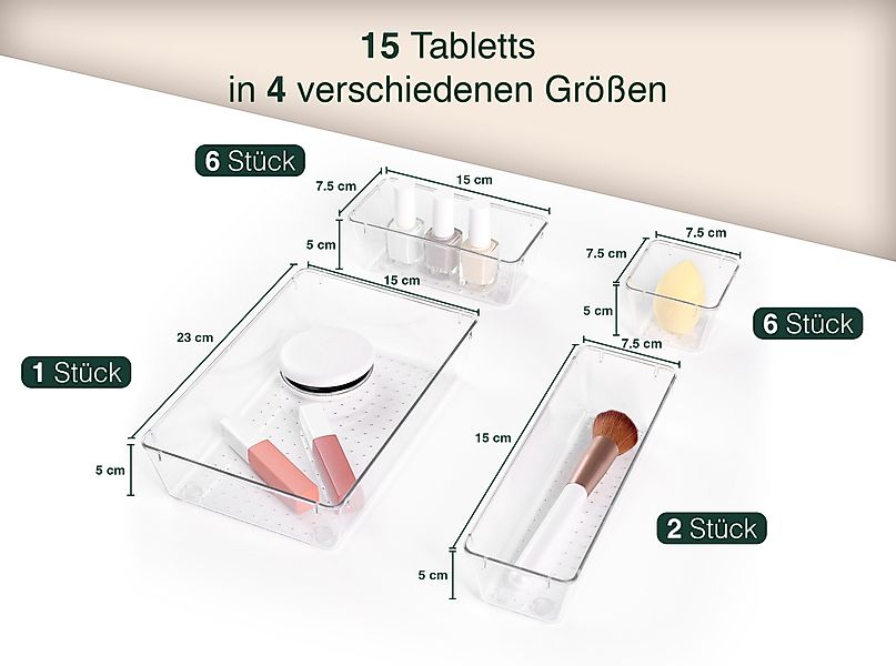 uandu home Badorganizer Schubladen Organizer, Schreibtisch günstig online kaufen