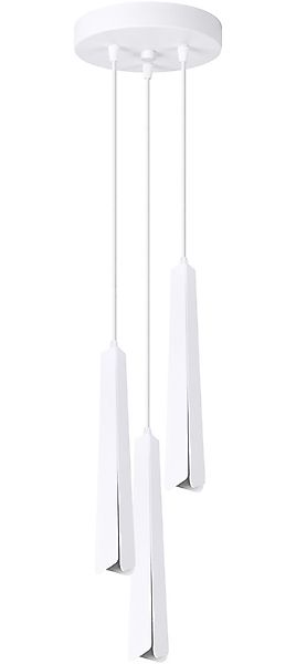 SOLLUX lighting Hängeleuchte »Hängeleuchte PRYSM 3P weiß«, 3 flammig, Leuch günstig online kaufen