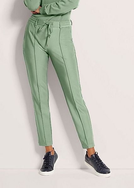 MADELEINE Stoffhose Stretchhose mit Tunnelzug Gerade, knöchellange Hose mit günstig online kaufen