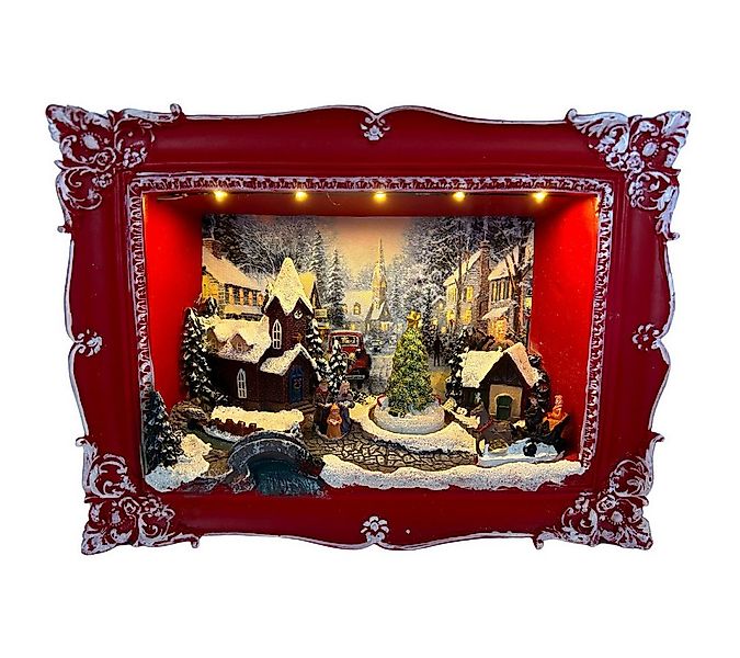 abc HOME Wandbild Winterszene & Spieluhr, Weihnachten, LEDs, Melodie, Winte günstig online kaufen
