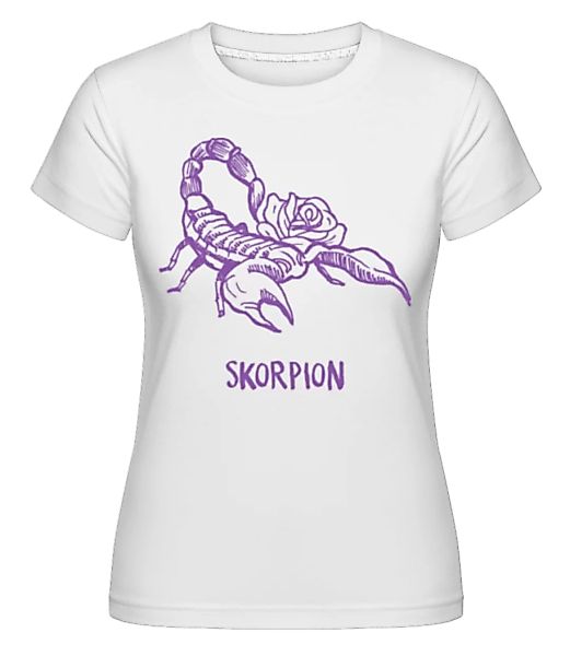 Kritzel Stil Sternzeichen Skorpion · Shirtinator Frauen T-Shirt günstig online kaufen