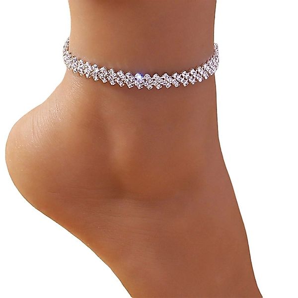 BUMHUM Fußkette Fußkette Fußkettchen Diamant Fußkettchen günstig online kaufen