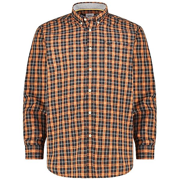 camel active Kariertes Freizeithemd Farbe orange Größe: 5XL günstig online kaufen