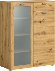INOSIGN Highboard "Onex, Breite 90 cm, mit Glastür, vielseitig einsetzbar" günstig online kaufen