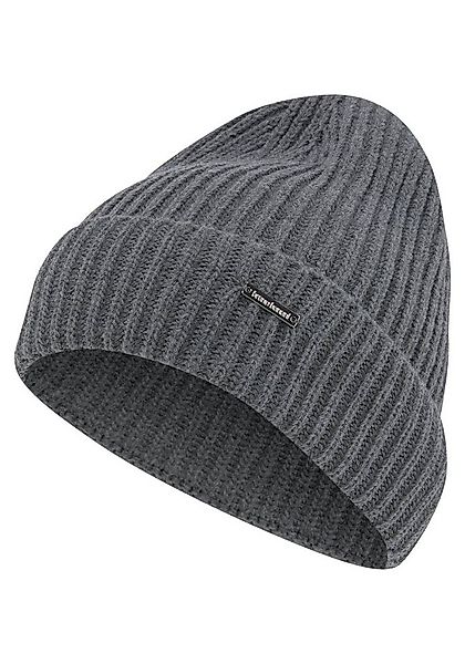 Bruno Banani Strickmütze mit dezentem Marken-Metall-Label günstig online kaufen