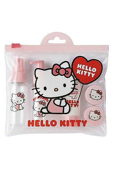Hello Kitty Kulturbeutel Reiseset Nachfüllbare Kosmetikflaschen im praktisc günstig online kaufen