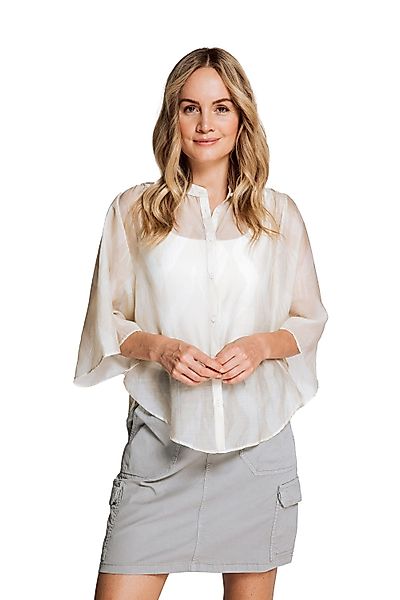 Zhrill Langarmbluse Bluse ZHSTEPH Beige günstig online kaufen