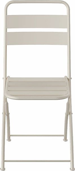 Essentials Klappstuhl "Breeze", 1 St., Bistro Klappstuhl, Metall, beige günstig online kaufen