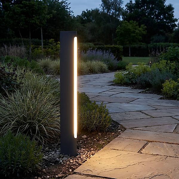 Lucande LED-Wegeleuchte Celiora, 80 cm, anthrazit, 3.000 K günstig online kaufen