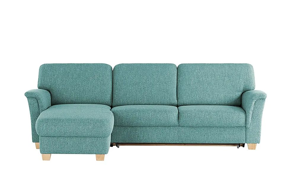 smart Ecksofa  Valencia ¦ türkis/petrol ¦ Maße (cm): B: 269 H: 90 T: 173 Po günstig online kaufen