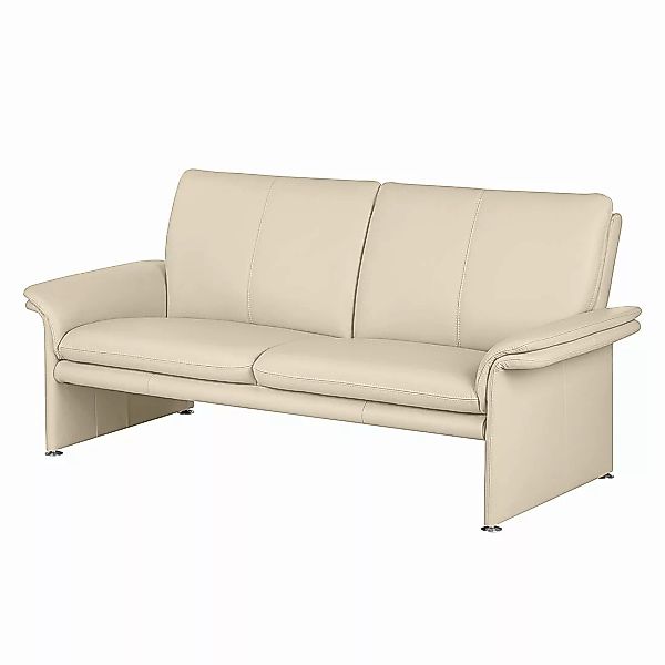 home24 Modoform Sofa Capri 2,5-Sitzer Beige Echtleder 196x90x88 cm (BxHxT) günstig online kaufen