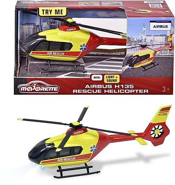 majORETTE Spielzeug-Hubschrauber Spielzeugauto Helikopter Airbus H135 Rescu günstig online kaufen