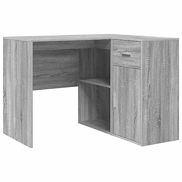 vidaXL Eckschreibtisch Grau Sonoma 102 x 50 x 75 cm Holzwerkstoff 3337278 günstig online kaufen