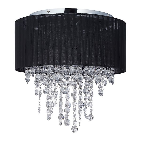 relaxdays Deckenleuchte Deckenlampe Organza Kristall günstig online kaufen