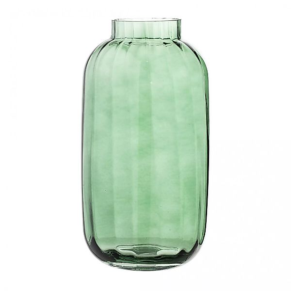 Bloomingville - Vase Glas - grün/transparent/H 32cm/Ø 16cm günstig online kaufen
