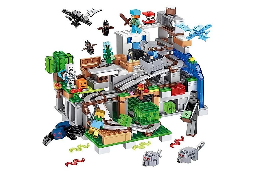 Athlix Klemmbausteine Set kompatibel mit Lego für Minecraft Fans Baustein S günstig online kaufen
