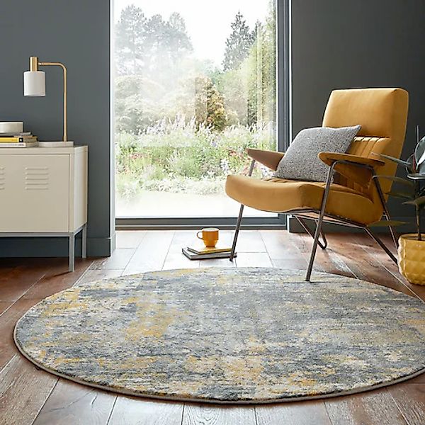 FLAIR RUGS Teppich »Wonderlust«, rund, 10 mm Höhe günstig online kaufen