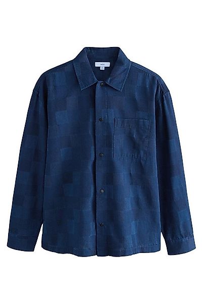 Next Langarmhemd Patchwork-Langarmshirt aus 100 % Baumwolle (1-tlg) günstig online kaufen