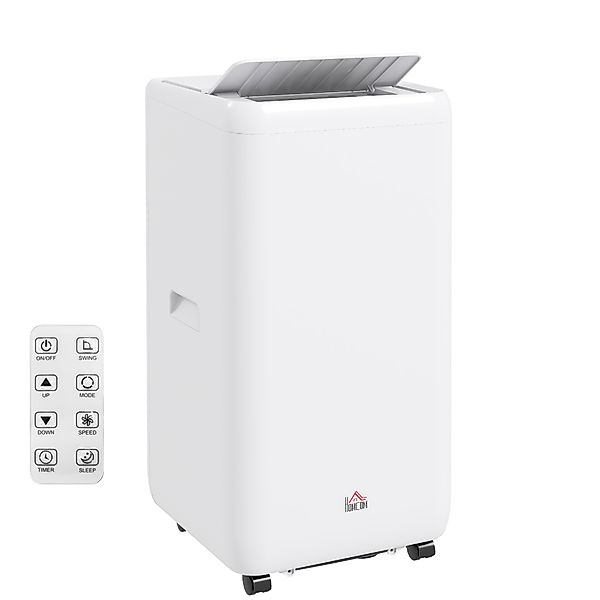 HOMCOM Mobiles Klimagerät mit Abluftschlauch 12.000 BTU 3,5 kW, 5-in-1 Mobi günstig online kaufen
