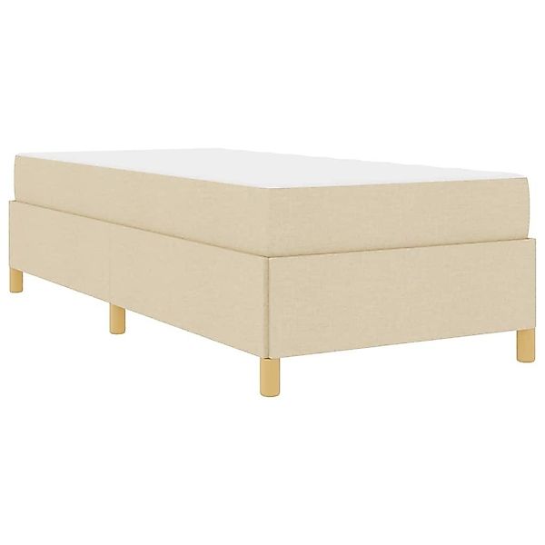 vidaXL Bett Boxspringbett Creme und Beige günstig online kaufen