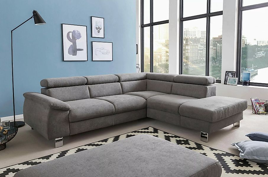 COTTA Polstergarnitur "Komaris L-Form", (Set), Set bestehend aus: Ecksofa m günstig online kaufen