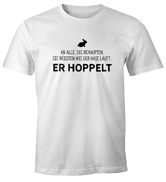 MoonWorks Print-Shirt Herren T-Shirt Spruch an günstig online kaufen