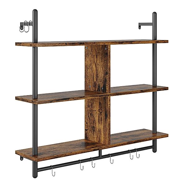 Bestier Wandregal Schweberegale, Küchenregal, Wandmontage, 3 günstig online kaufen