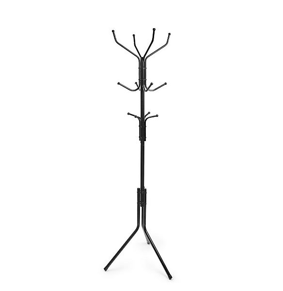 Karat Garderobenständer Theo, Kleiderständer, 12 Kleiderhaken, Dreibein Sta günstig online kaufen