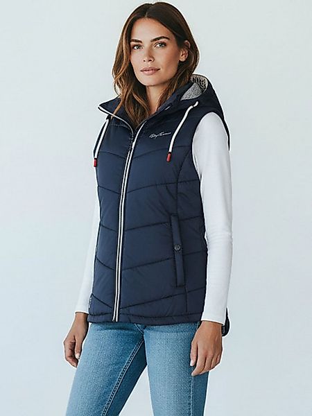 Dry Fashion Steppweste Rügen Damen Weste Rügen mit abnehmbarer Kapuze und t günstig online kaufen