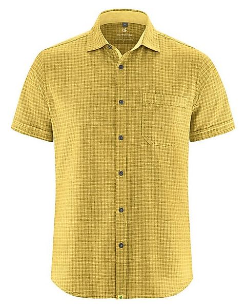 HempAge Langarmhemd DH042 Kariertes Kurzarmhemd günstig online kaufen