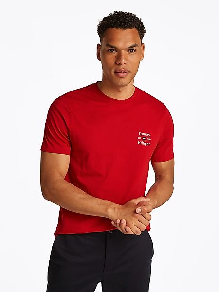Tommy Hilfiger Rundhalsshirt "HILFIGER STACK TEE" günstig online kaufen