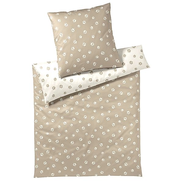 Elegante Bettwäsche WE LOVE DOGS Paws günstig online kaufen