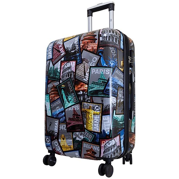 Trendyshop365 Hartschalen-Trolley City, bunter Koffer mit günstig online kaufen