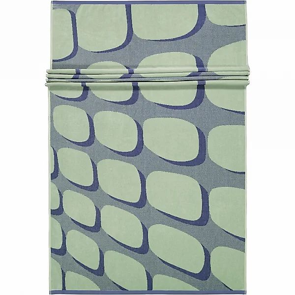 Vossen Strandtücher Shadow Play - Farbe: soft green - 0002 - 100x180 cm günstig online kaufen