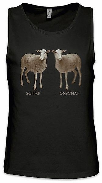 Urban Backwoods Tanktop Schaf Unschaf Ärmelloses T-Shirt Fun Geschenk Bauer günstig online kaufen