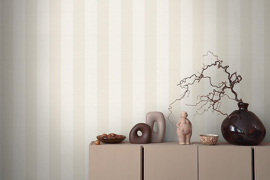 s.Oliver Vliestapete Streifen Tapete, Farbe Beige günstig online kaufen