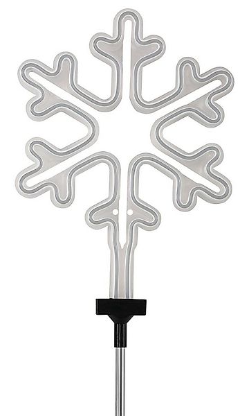 BONETTI LED Gartenleuchte Schneeflocke, LED Neon Stab für den Garten günstig online kaufen